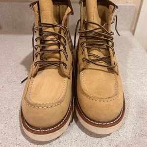 Red Wing Shoes Tan Leather Men's Boots